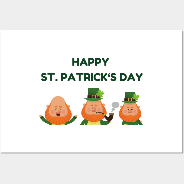 Happy St. Patrick’s Day Wall Art by AllPrintsAndArt